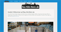 Desktop Screenshot of bau-koeln-bonn.de
